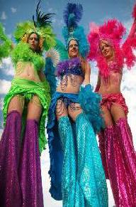 Rio Carnival Stiltwalkers